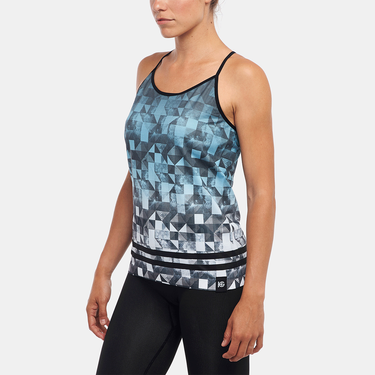 SPIKE Camiseta de tirantes sublimada azul - Imagen 3