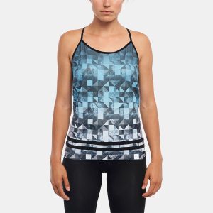 SPIKE Camiseta de tirantes sublimada azul