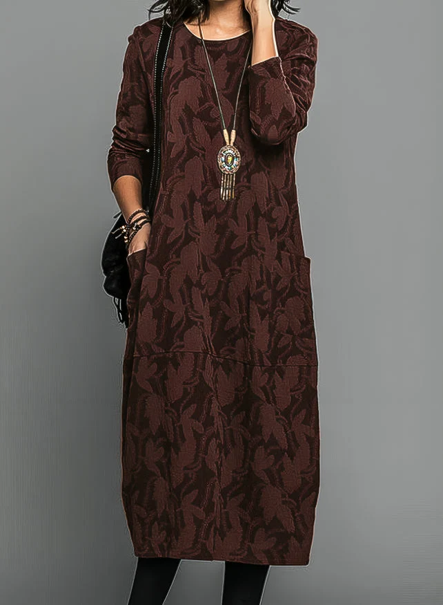 Cassie™ - Vestido informal de invierno con cuello redondo - Imagen 3