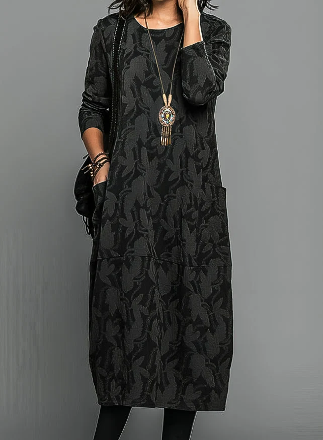 Cassie™ - Vestido informal de invierno con cuello redondo - Imagen 5