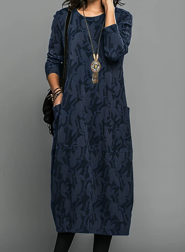 Cassie™ - Vestido informal de invierno con cuello redondo - Imagen 4