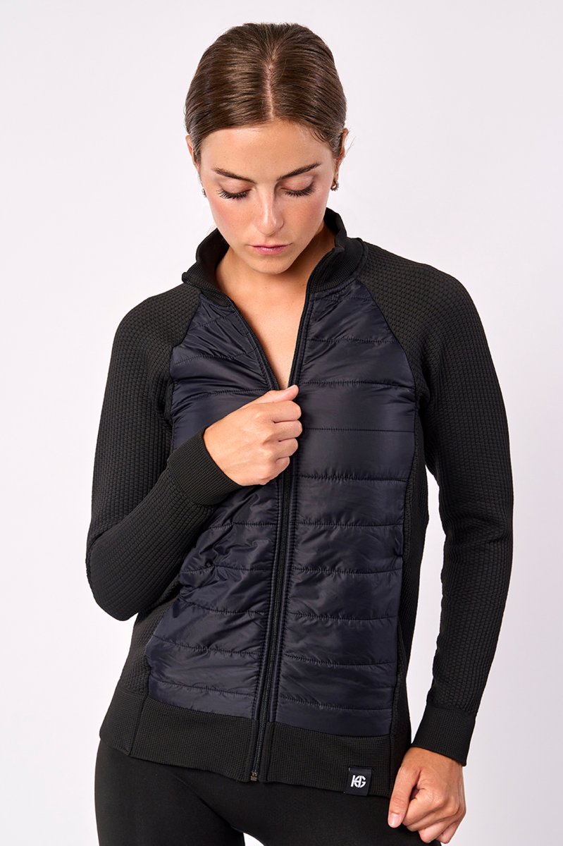 VARAN · Chaqueta técnica acolchada para frío y outdoor | Negro - Imagen 3