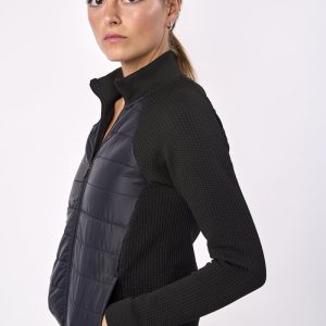 VARAN · Chaqueta técnica acolchada para frío y outdoor | Negro
