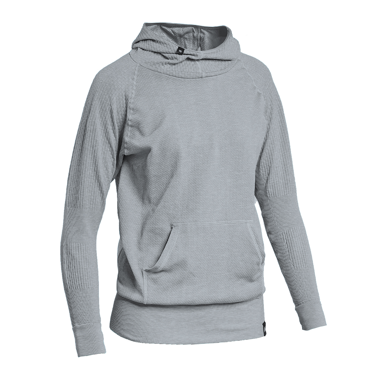 TITAN Sudadera técnica con capucha femenina gris