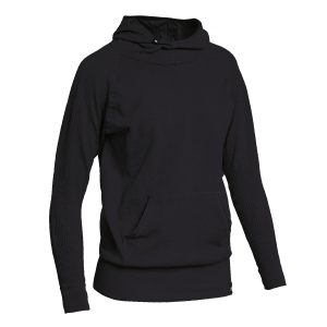 TITAN Sudadera técnica con capucha femenina negro asfalto
