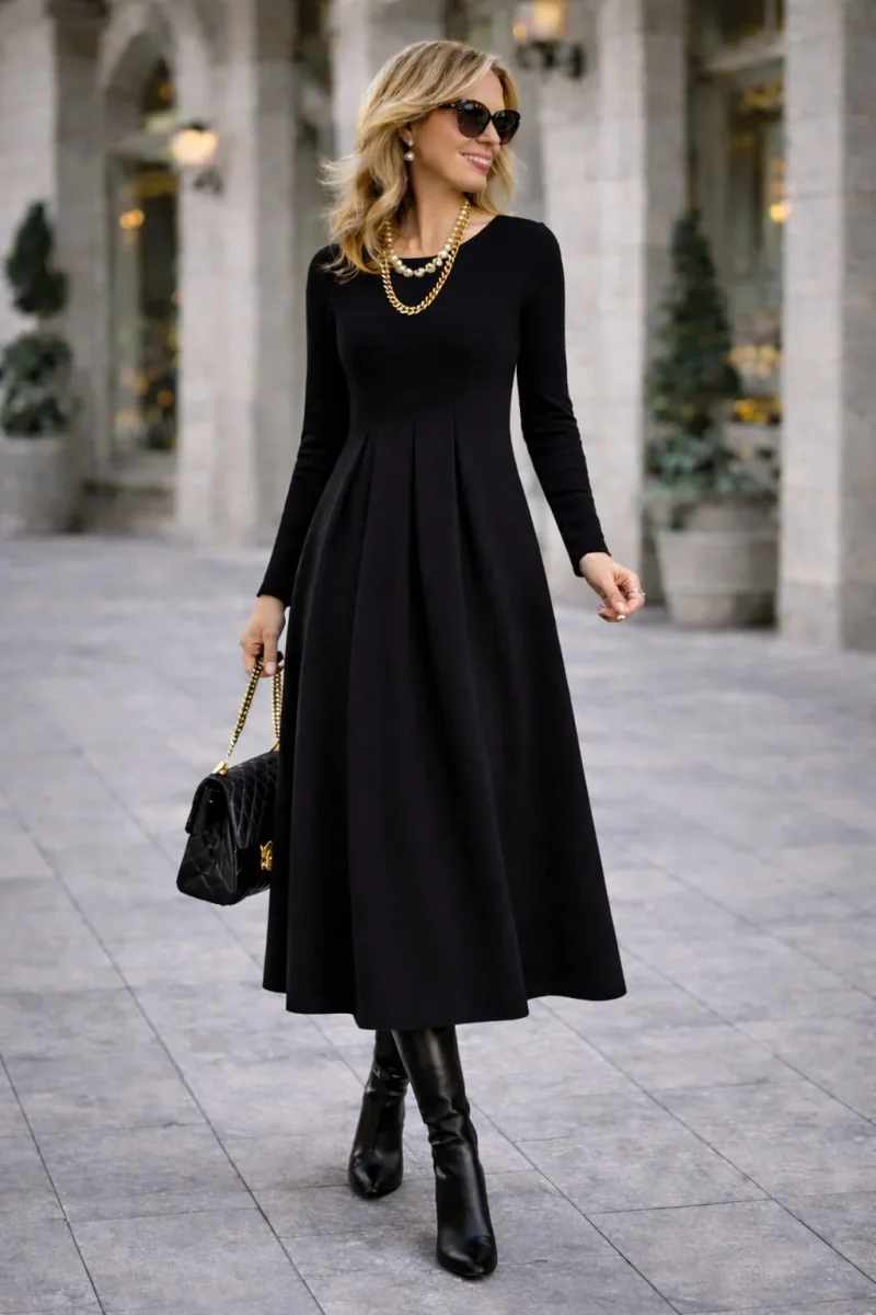 Eliara™ | Vestido largo elegante e intemporal - Imagen 7