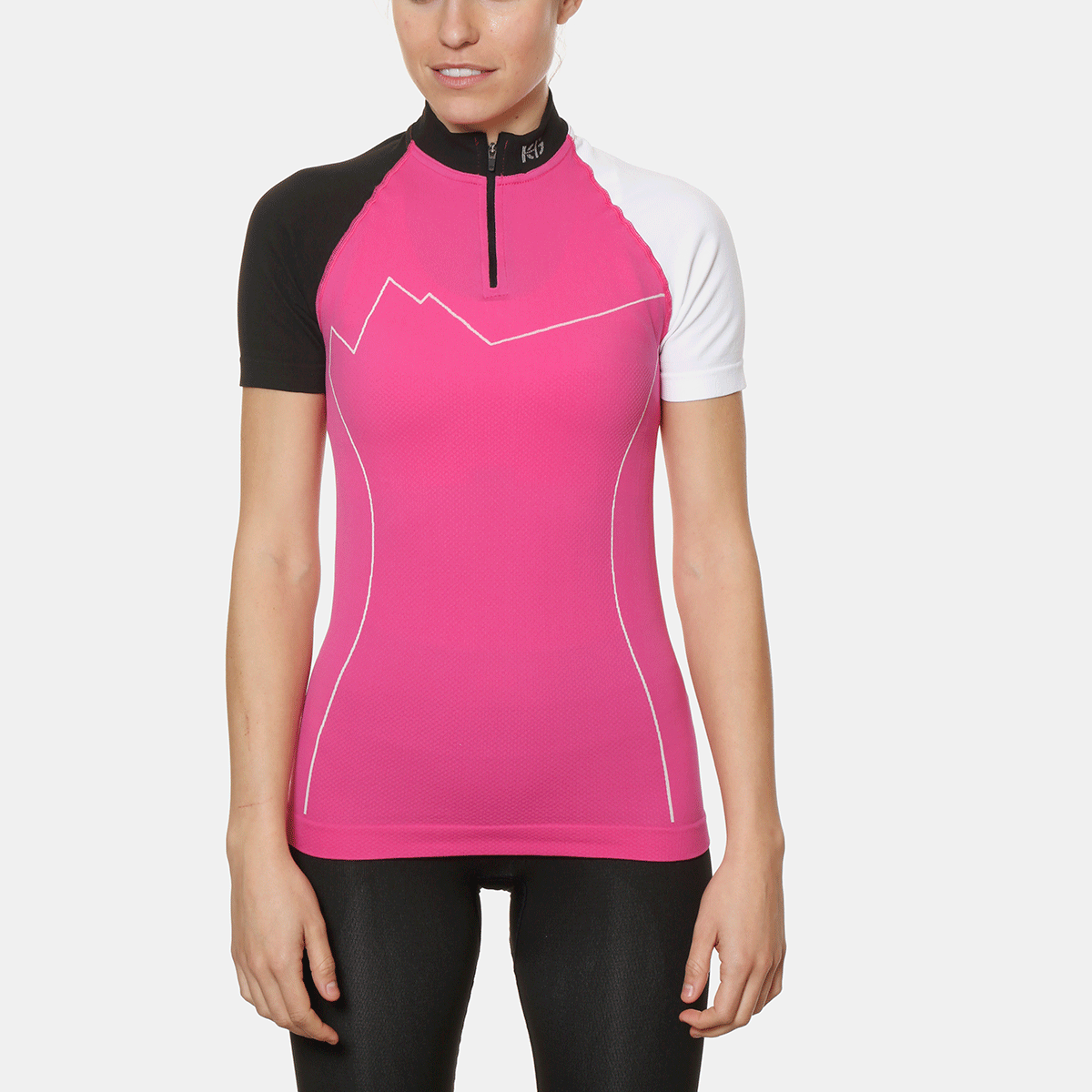 VOLTA Camiseta de manga corta con fibra de carbono fucsia - Imagen 2