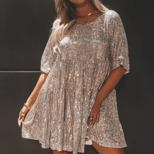 Vestido Antonella™ Glamuroso de Lentejuelas
