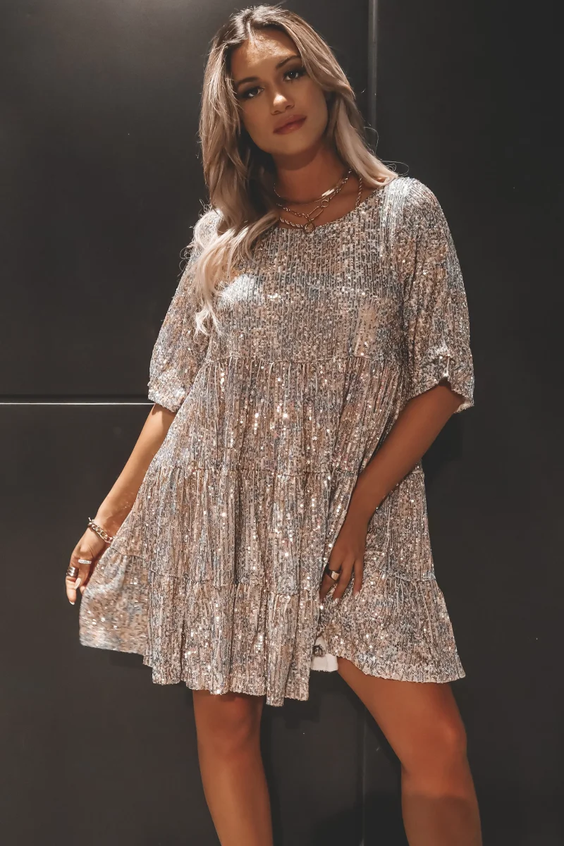 Vestido Antonella™ Glamuroso de Lentejuelas - Imagen 2