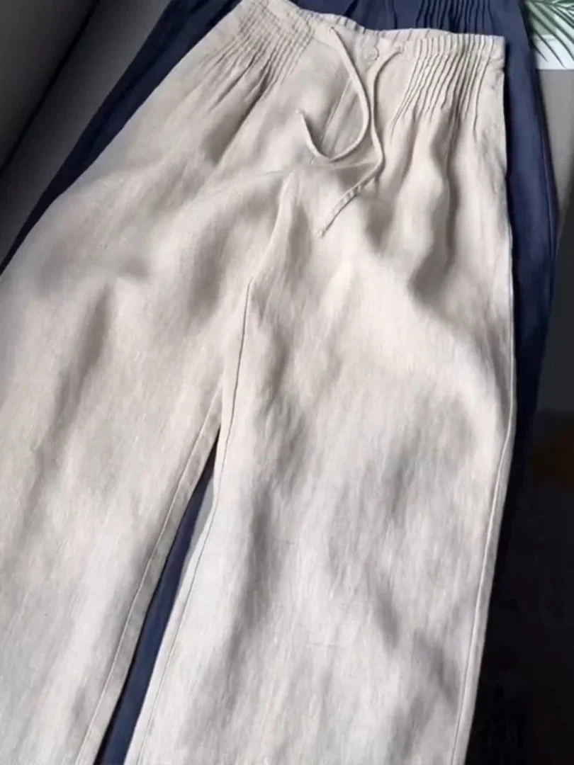 Zofia – Pantalones de Algodón con Pierna Ancha para Mujer - Imagen 3