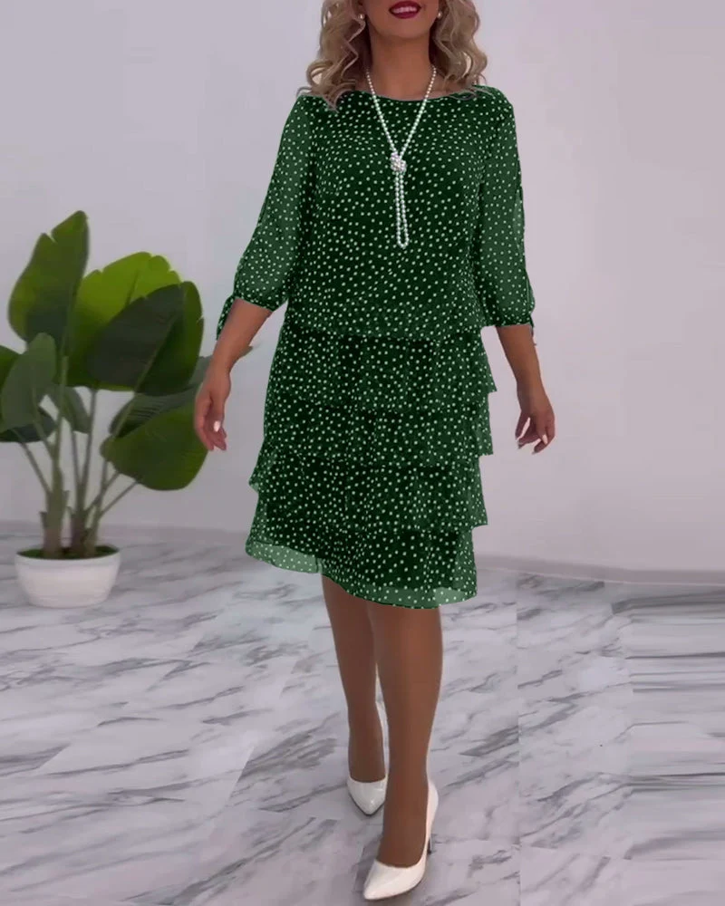 Auterelle | Vestido elegante con lunares - Imagen 5