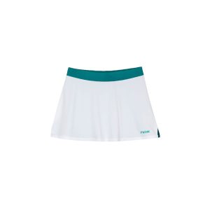 Falda Nox Pro Blanco/Verde Ivy 2026