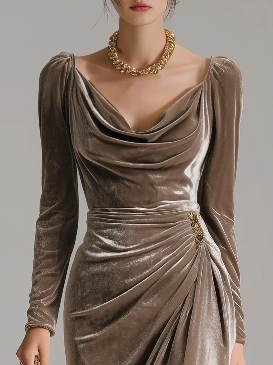 Selvynae | Vestido Midi Elegante - Imagen 5