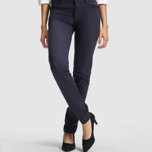 Pantalón entallado largo mujer