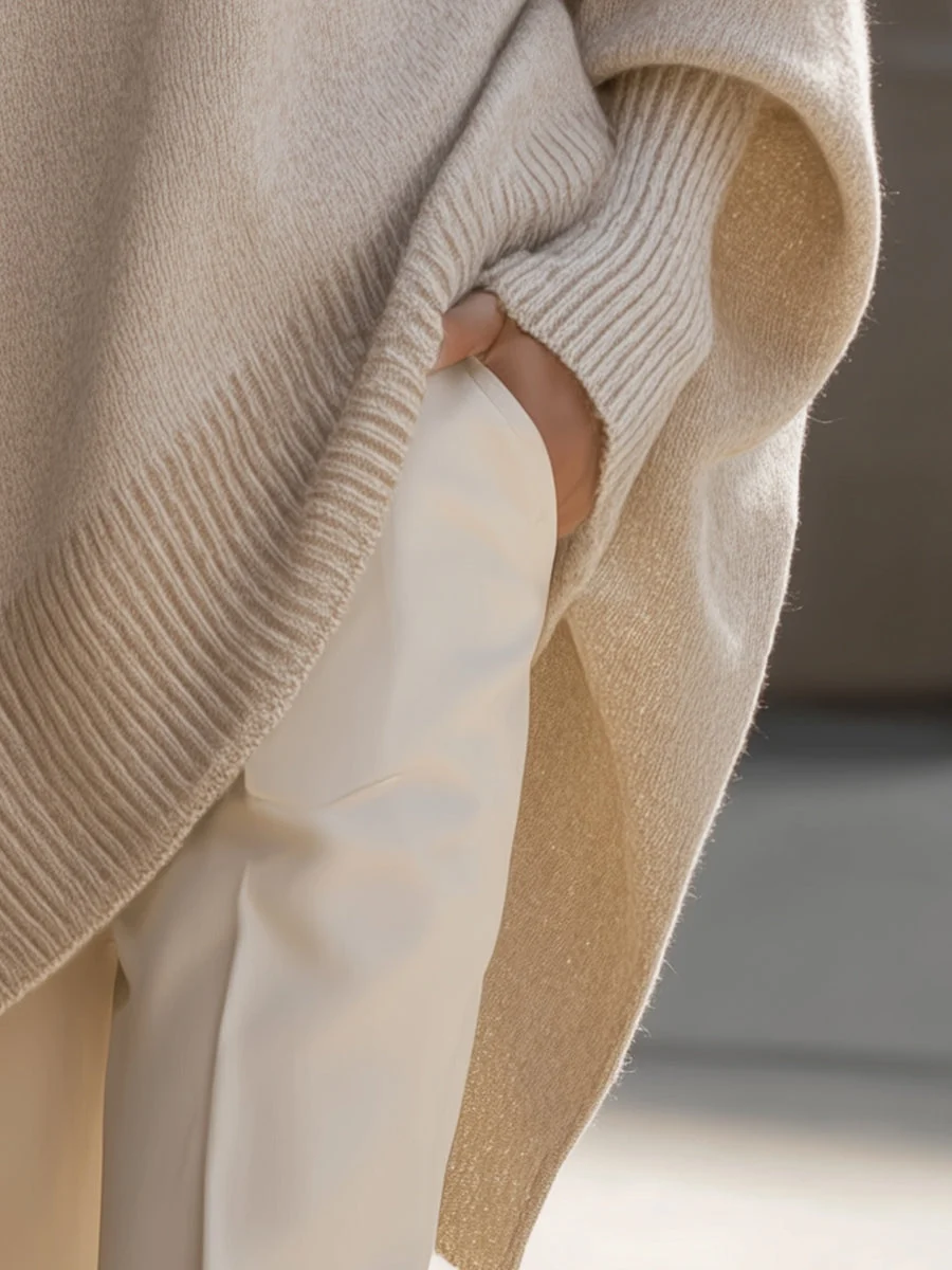 Anneta | Suéter tipo poncho de gran tamaño - Imagen 6