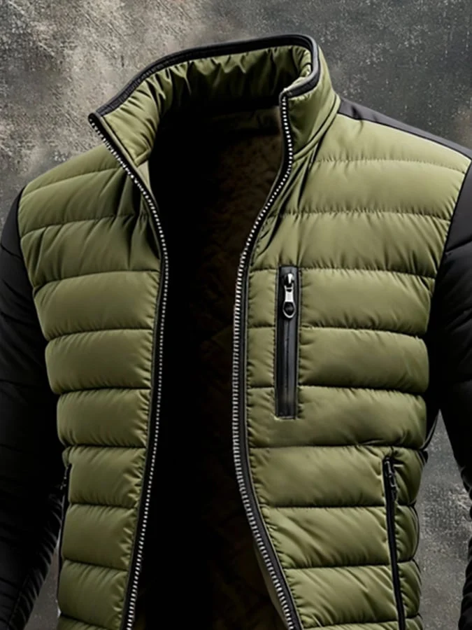 Traian - Chaqueta Acolchada con Cremallera y Forro Cortado - Imagen 3