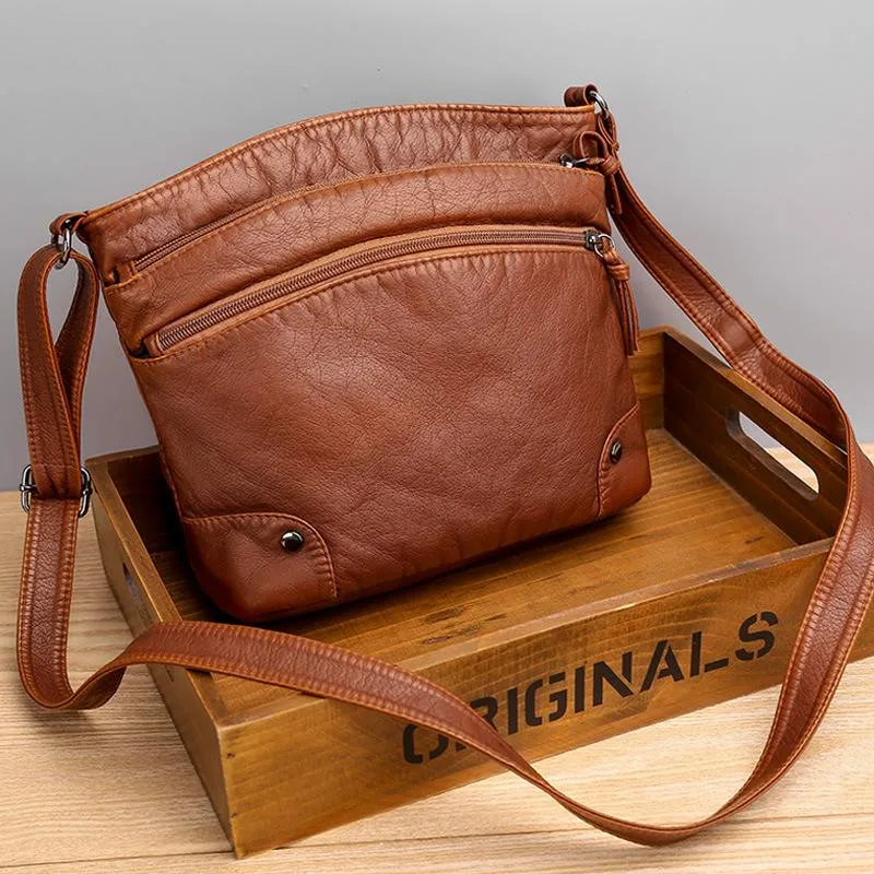 Elfriede - Bolso casual de gran capacidad de color liso - Imagen 2