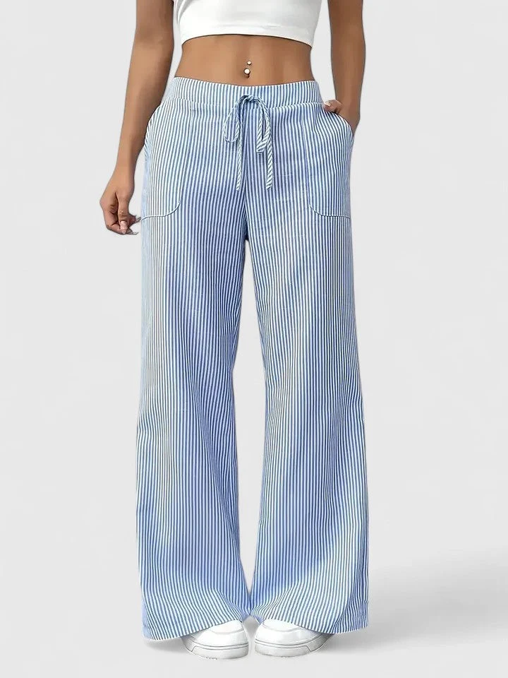 Dominique | Pantalones anchos y cómodos con detalles elegantes - Imagen 9
