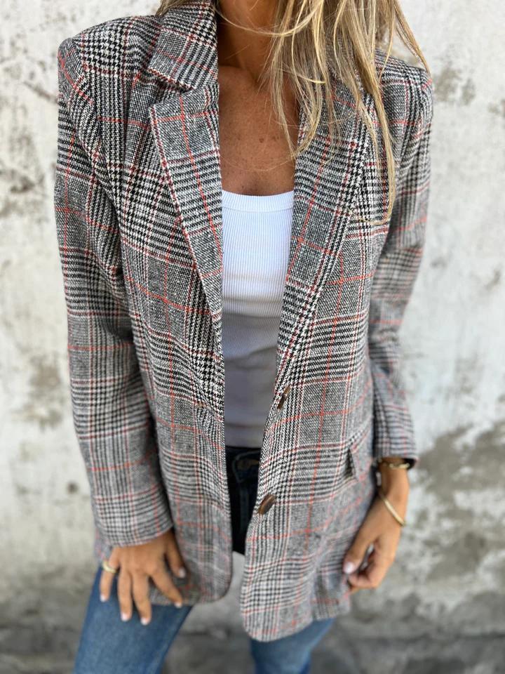 Alicja | Elegante chaqueta de cuadros para Mujer - Imagen 7