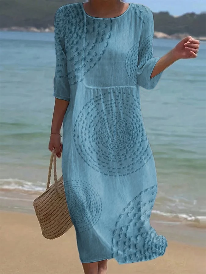 Nisha - Vestido casual bordado para Mujer - Imagen 4