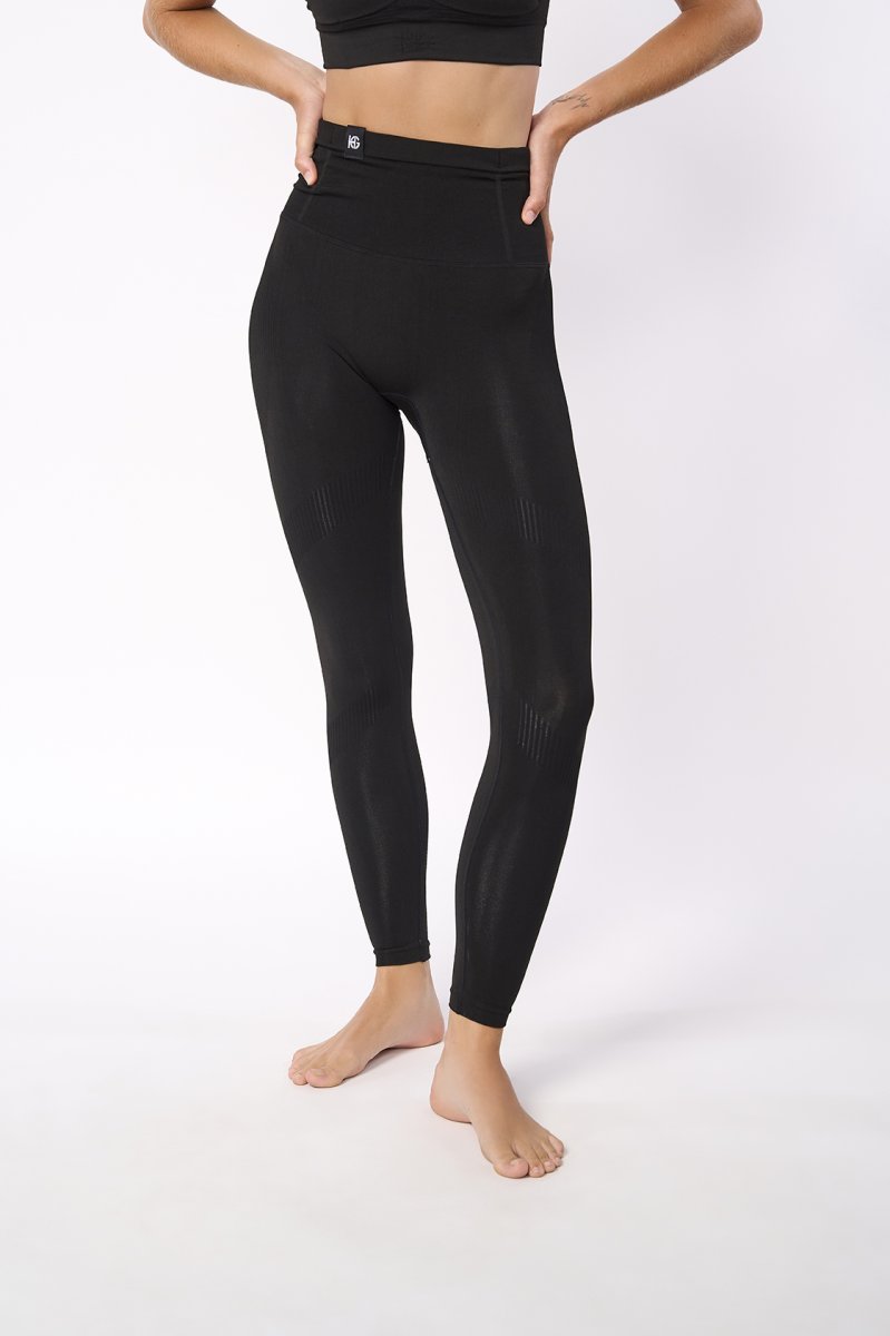 GIDRAN+ · Malla larga técnica con cinturón integrado para invierno | Negro - Imagen 2