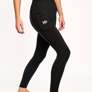 SILVER · Malla técnica de hípica con grip y cintura alta | Negro