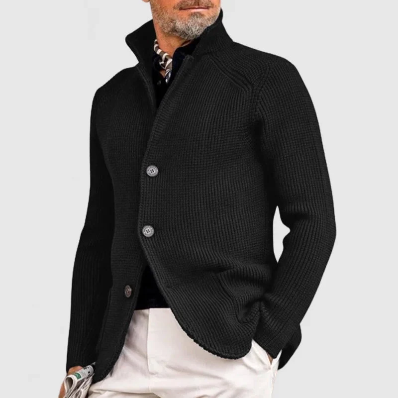 Ramon - Jersey elegante con bolsillo de punto con solapa para hombre - Imagen 6