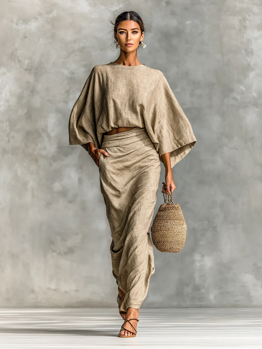 Norfa - Conjunto de Algodón y Lino para Mujer - Imagen 5