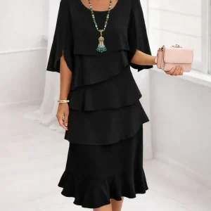 Margaret | Vestido Midi con Volantes para Mujer