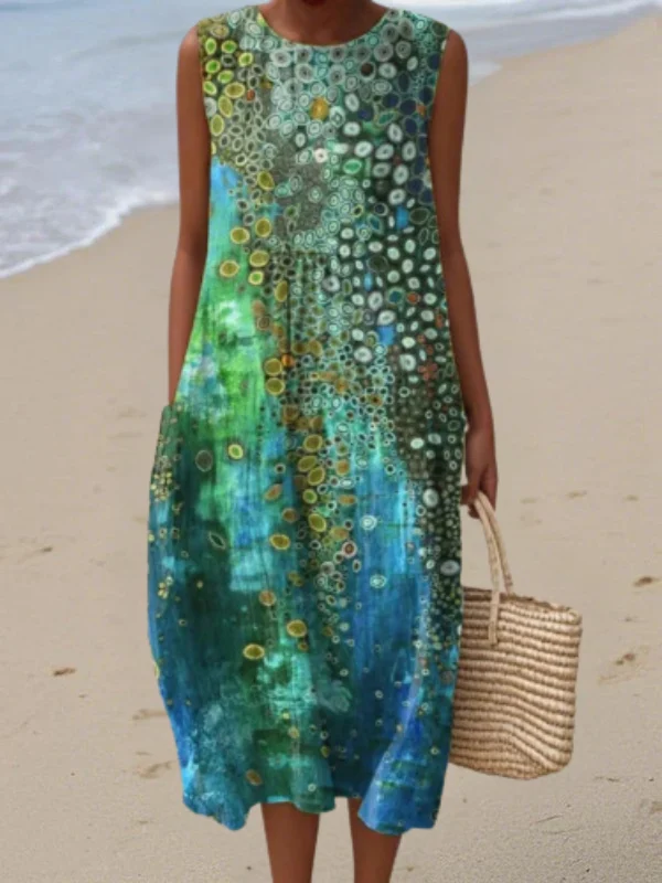 Zara | Vestido de verano ligero y sin mangas para Mujer - Imagen 2