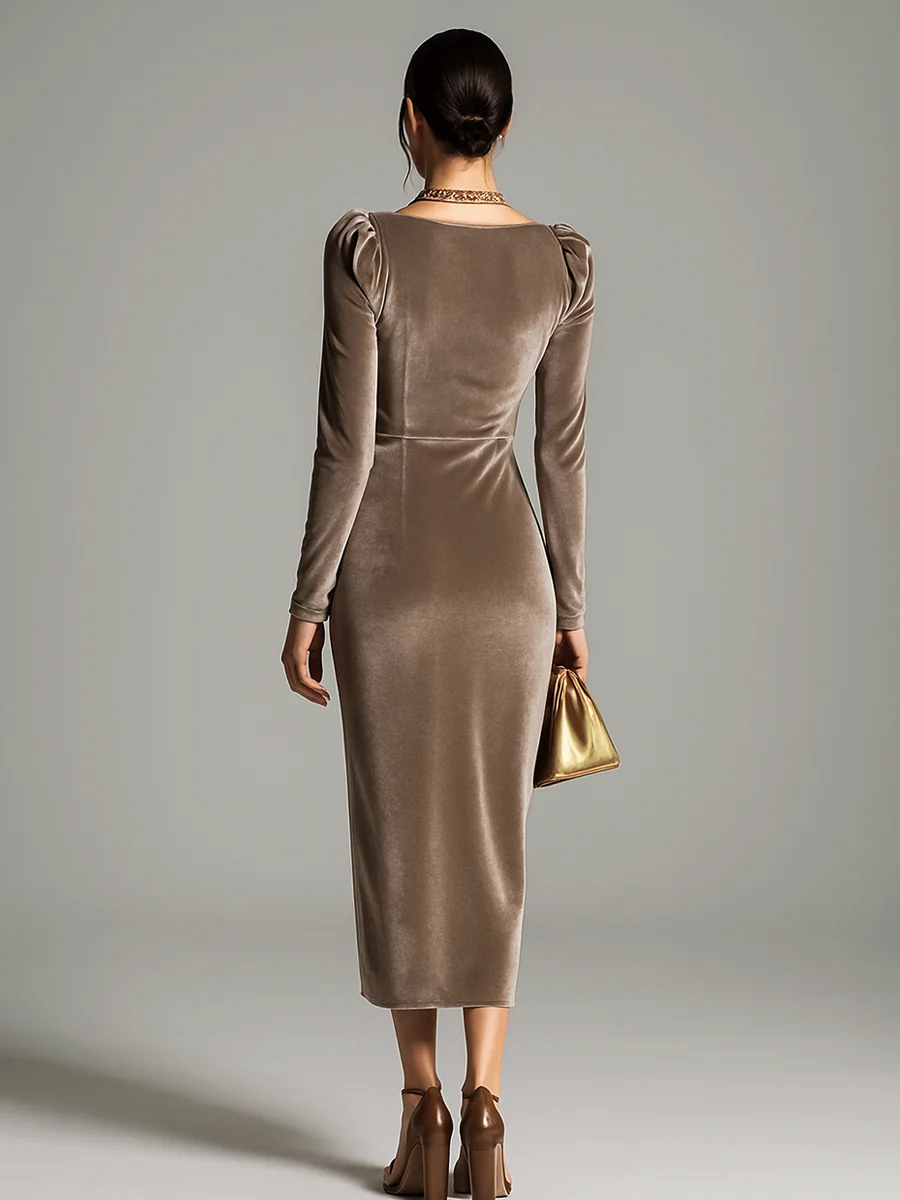 Selvynae | Vestido Midi Elegante - Imagen 4