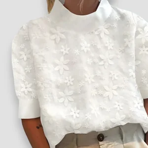 Ruby - Blusa elegante con flores