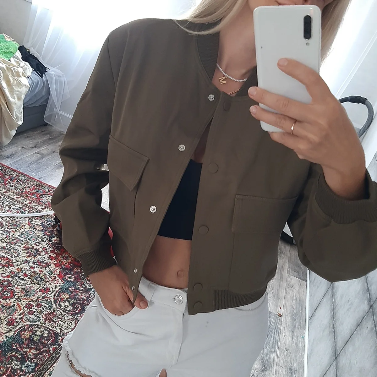Chamarra Tiana™ Estilo Bomber y Clásica - Imagen 7