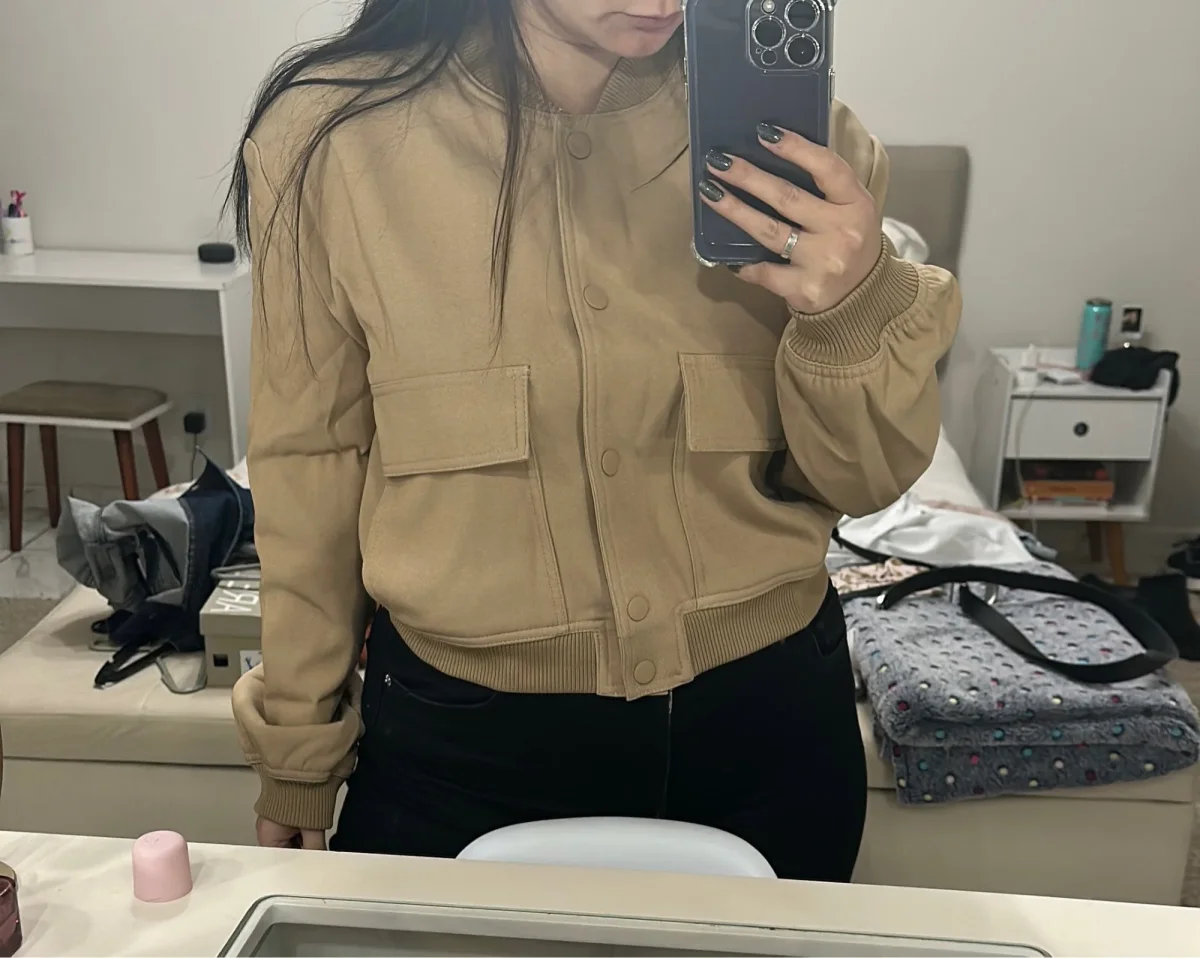 Chamarra Tiana™ Estilo Bomber y Clásica - Imagen 5
