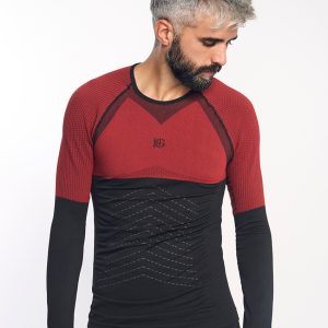 ANDOYA · Primera capa termorreguladora para esquí y outdoor | Rojo