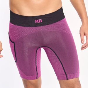 ARDEN · Short técnico seamless para running y trail | Fucsia