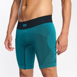 ARDEN · Short técnico seamless para running y trail | Turquesa