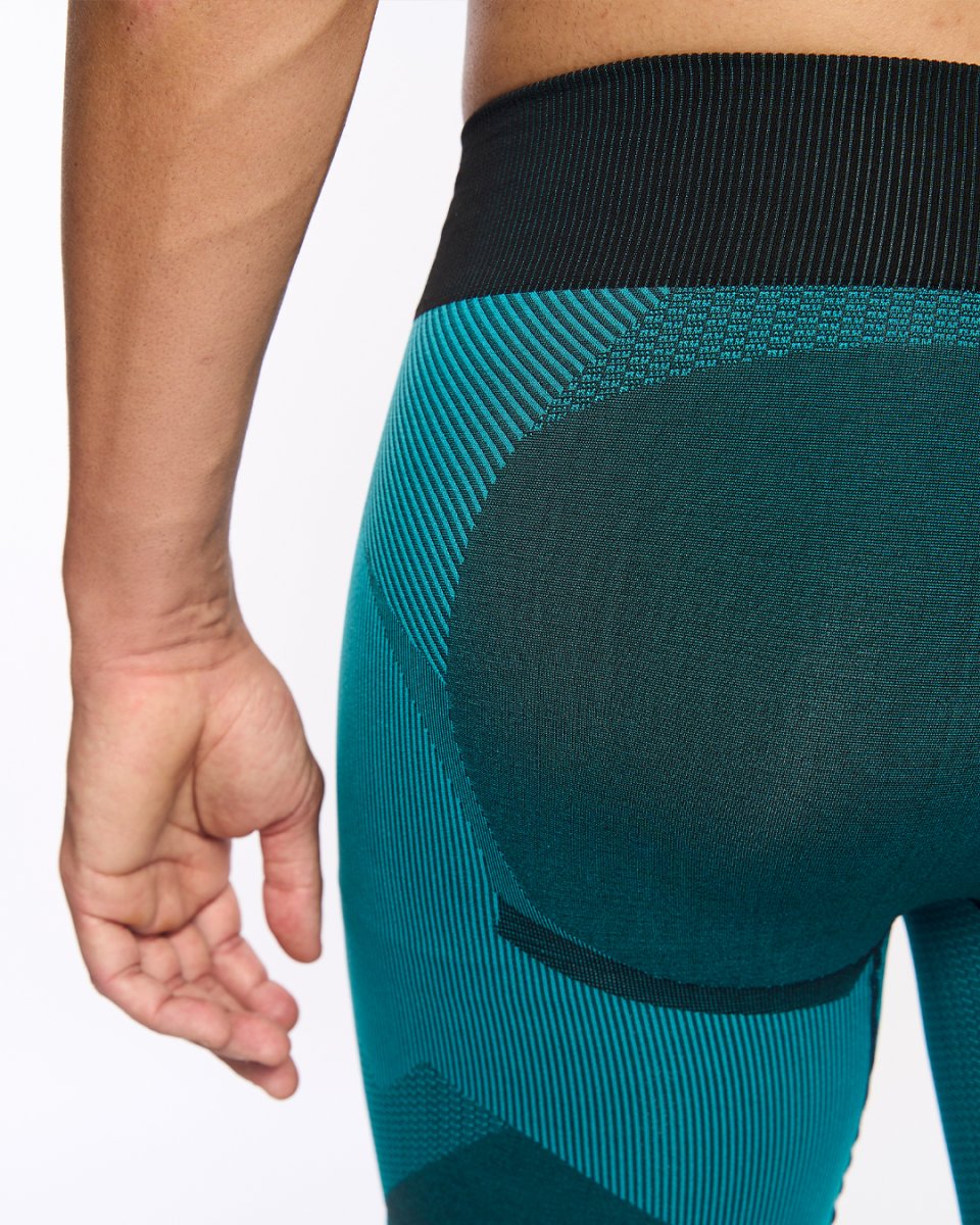 ARDEN · Short técnico seamless para running y trail | Turquesa - Imagen 5