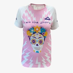 AZARA STORM · Camiseta estampada ultraligera para calor e indoor | Fucsia