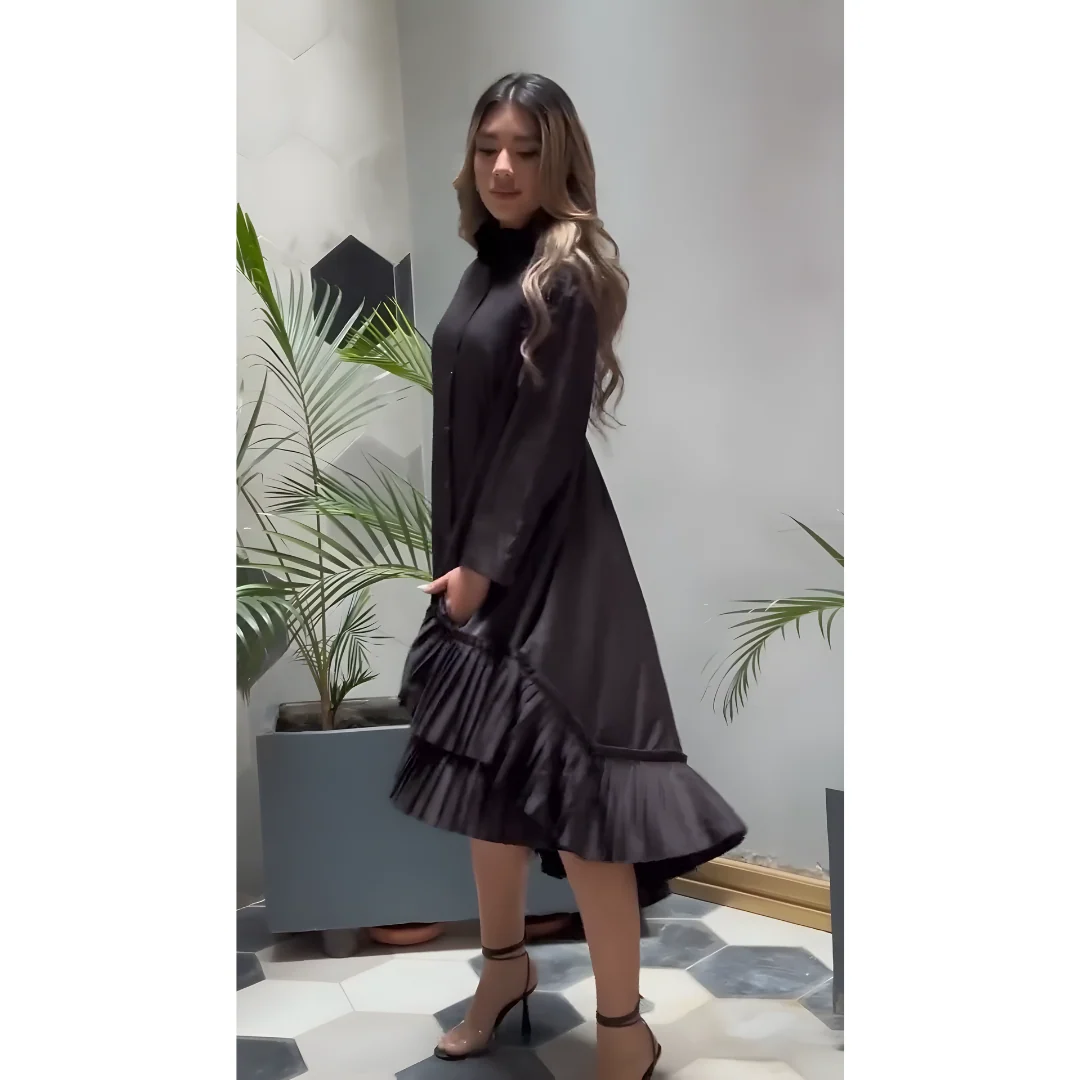 Vestido Aline™ Elegante con Plisados - Imagen 7