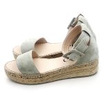 Gaimo sandalia plataforma camel cierre hebilla - Imagen 7