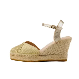Alpargata Denis5 Natural Oro – Macarena
