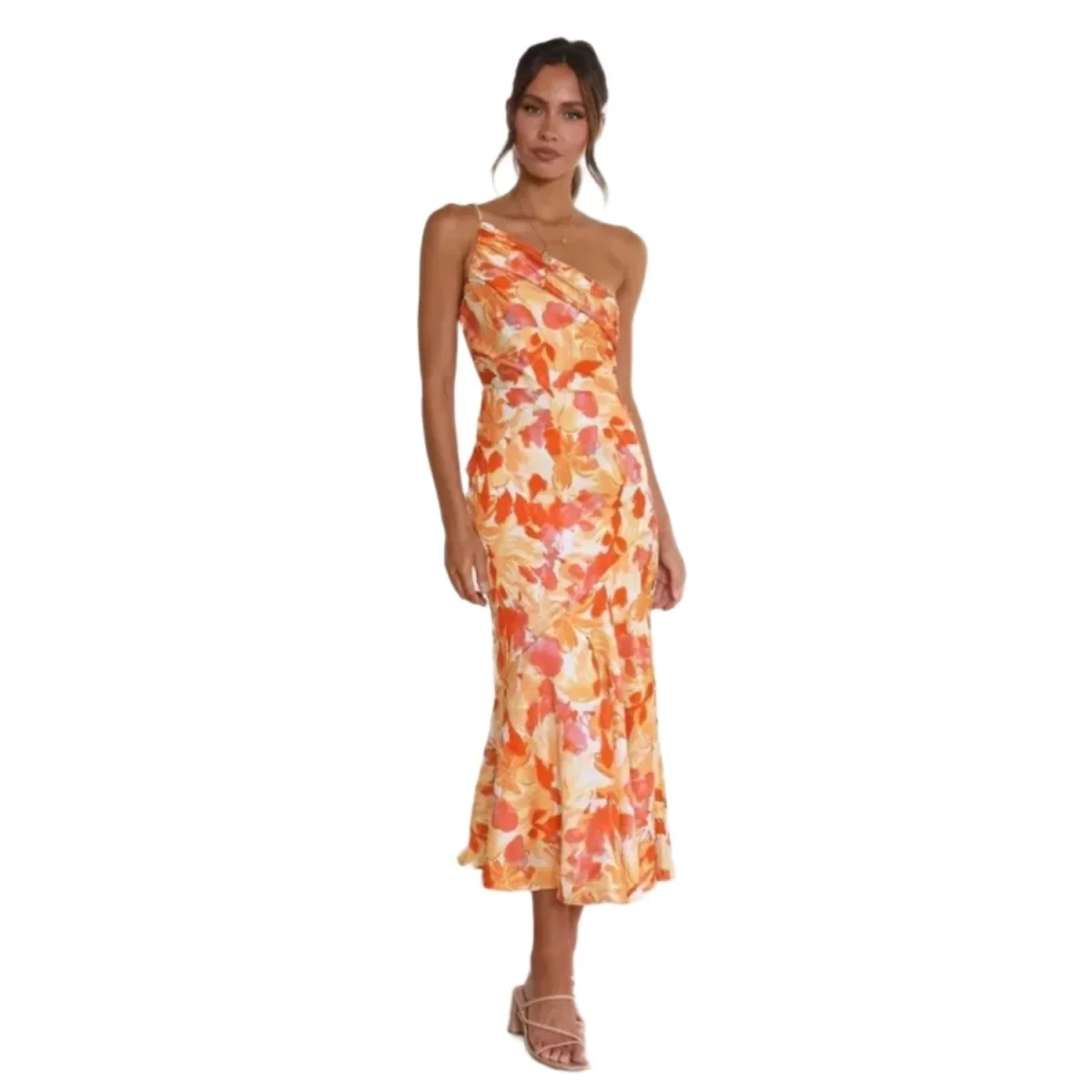 Sienna - Vestido maxi floral asimétrico para mujer - Imagen 8