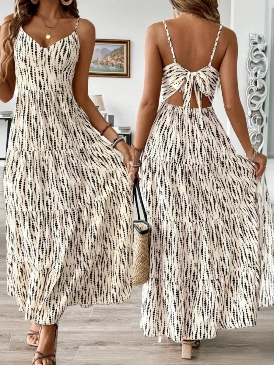 María | Vestido de verano con espalda descubierta - Imagen 3