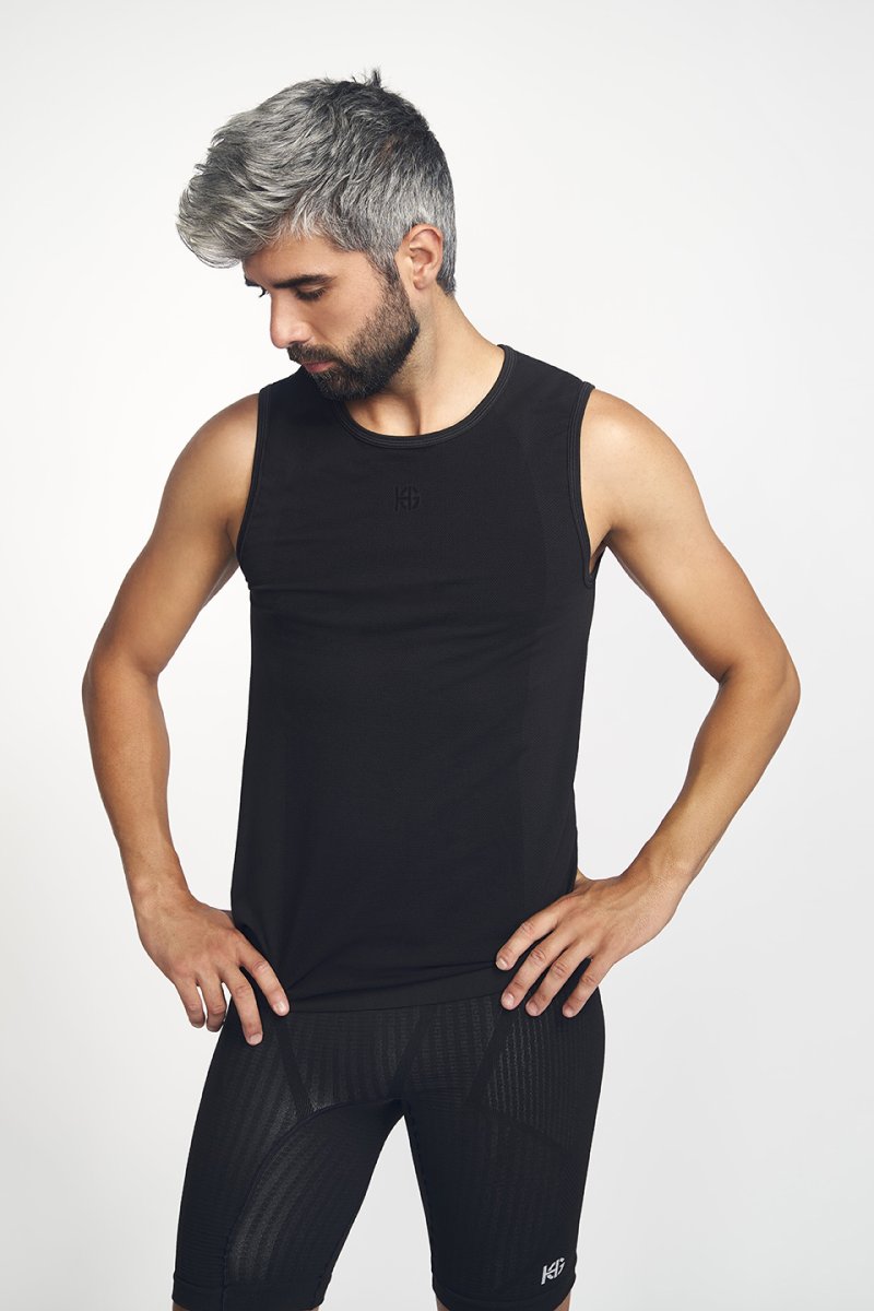Basis · Camiseta sin mangas ultraligera para máxima ventilación | Negro - Imagen 2