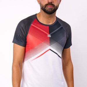 BLACK DYNAMO · Camiseta estampada ultraligera para calor e indoor