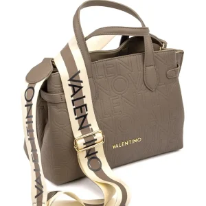Valentino Bags Shopping Pansy Satchel Taupe