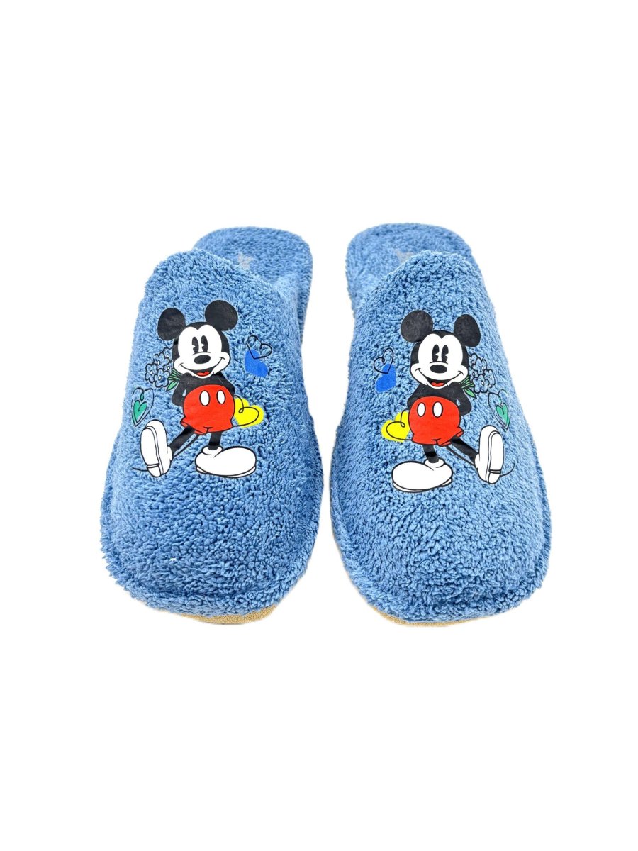 Zapatilla de casa cerrada de toalla con adorno de Mickey Mouse - Imagen 2