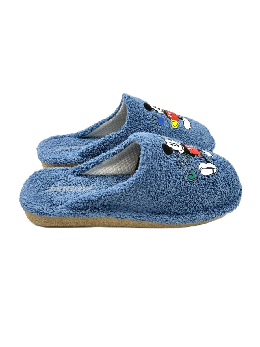 Zapatilla de casa cerrada de toalla con adorno de Mickey Mouse - Imagen 4