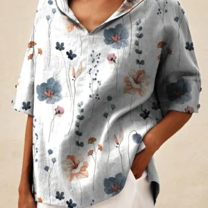 Andrea | Elegante top con escote en V